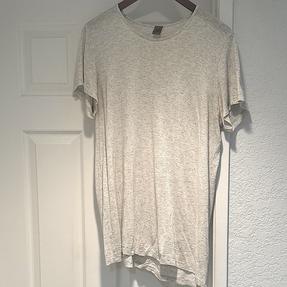 Jijil Crystal Glitter Short Sleeve T-Shirt XL